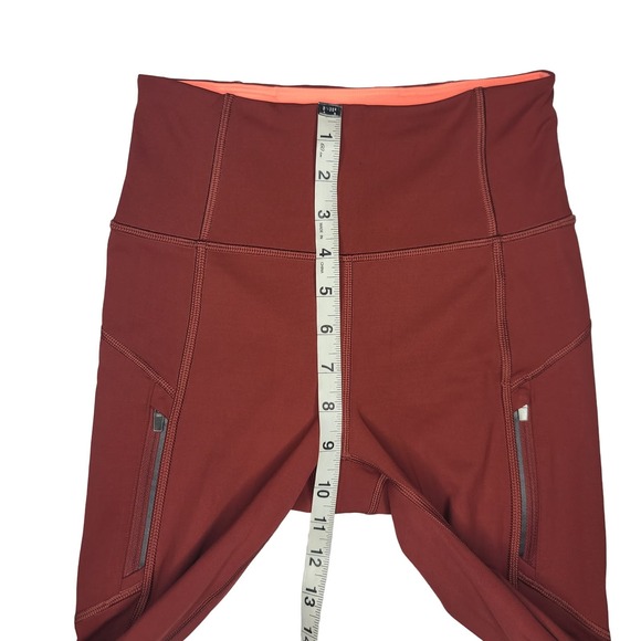 Athleta Rainier Tight In Ancient Mahogany - Picture 6 of 7